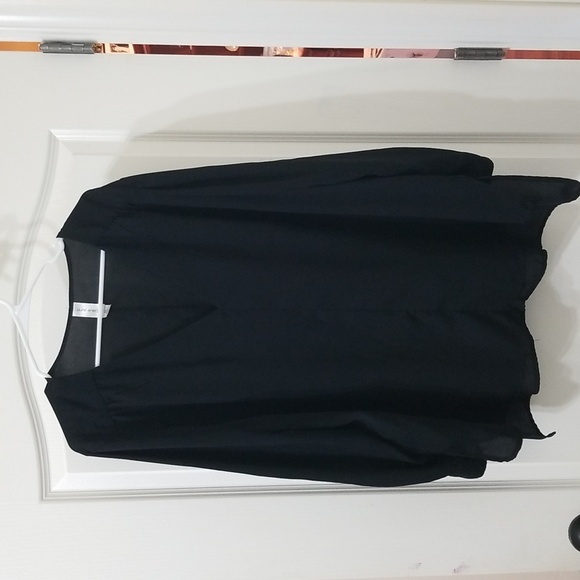 Pure Energy Tops - Pure Energy Black Long Sleeve Pullover Top